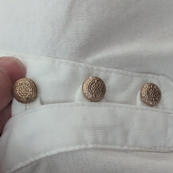 MEXX Cotton Boho Embroidered Balloon Sleeve Peasant Blouse SZ XL - Picture 4 of 14